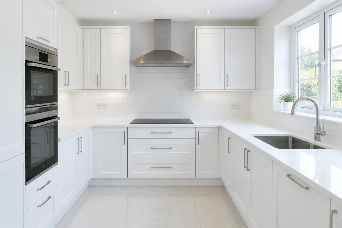 Kitchen after cleaning